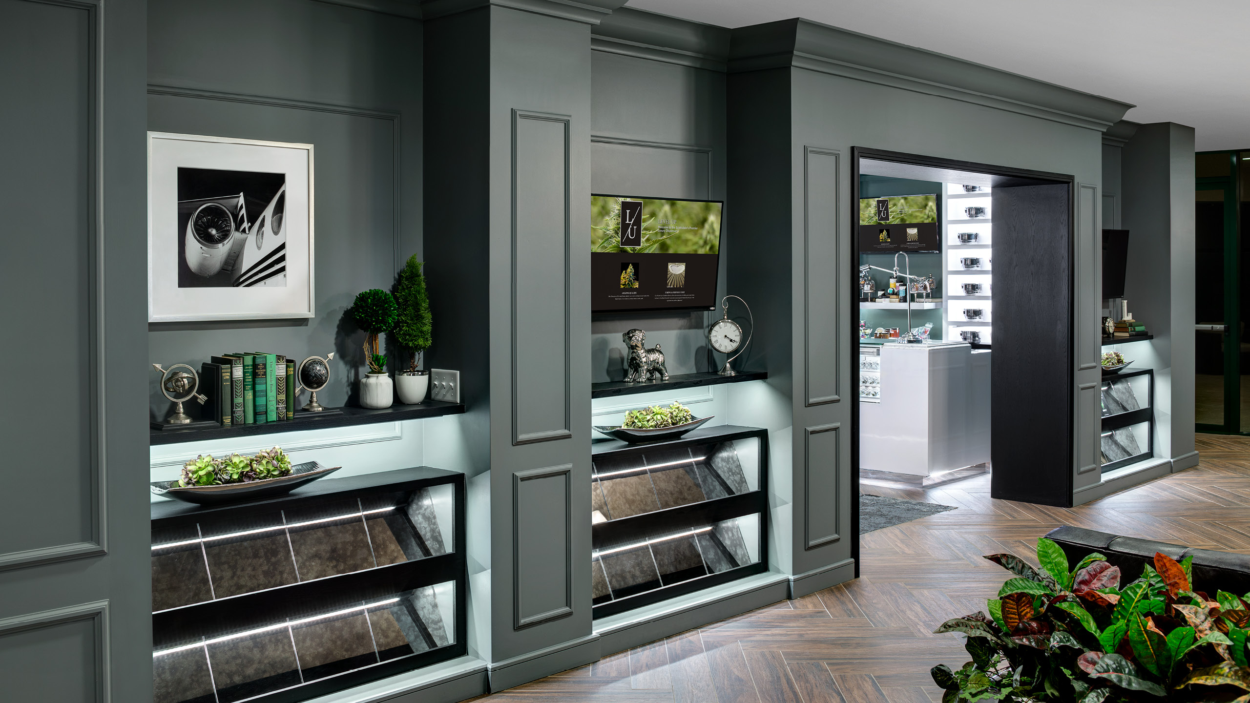 Level Up Dispensary Design High Road Design Studio